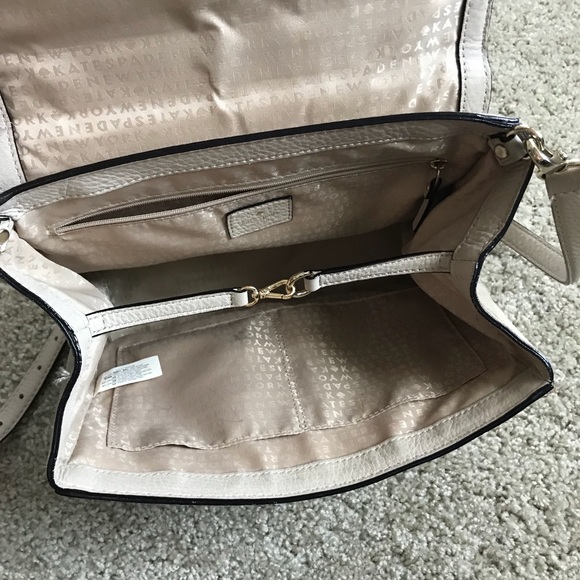 Kate Spade Suede Crossbody Satchel - Picture 8 of 8